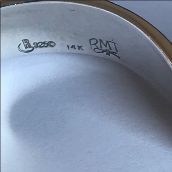 925 & 14kt gold Roderick tenorio ladies watch - Picture 6 of 10